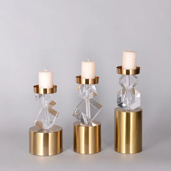 Candle Holder Decoration Decorating Candle Holders Nordic Model Room Soft Furnishings Home Accessories Gold Candle Stick Holder