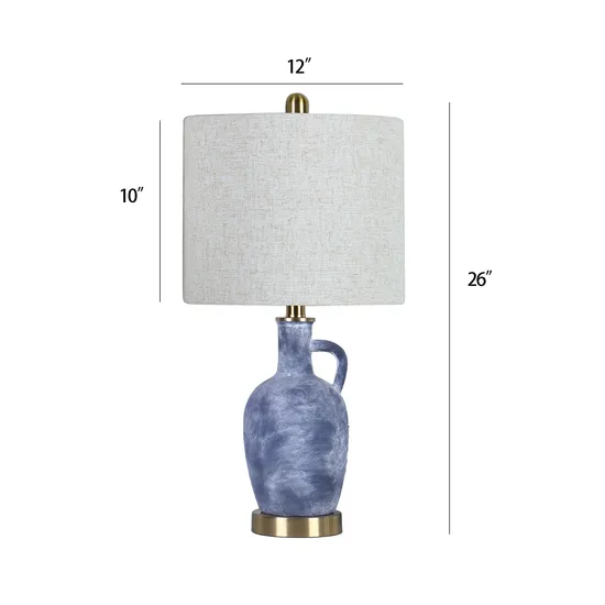 American Ceramic Table Lamp Bedroom Bedside Living Room Decorative Lamps and Lanterns Simple Warm and Romantic Hotel Lamps