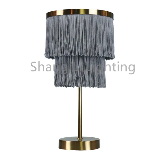 American Country Retro Chandelier Bedroom Cotton Thread Lamp Cotton Thread Tassel Creative Villa Hotel Restaurant Lamp Living Room Lamp Table Lamp