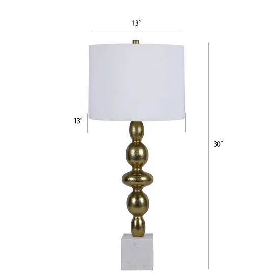 American Decorative Table Lamp Nordic Designer Style Beads Desk Lamp Simple Modern Household Living Room Bedroom Personality Desk Lamp