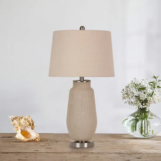 American Desk Lamp Special Gray Cloth Lamp Body Table Lamp