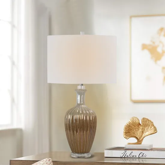 American Home Living Room Lamp Hotel Club Soft Gold Silver Table Lamp