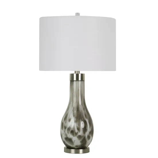 American Leopard Print Glass Decorative Lamp Bedside Lamp