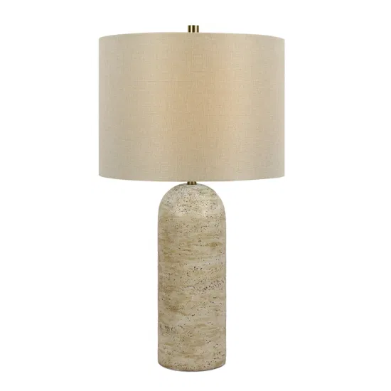 American Resin Table Lamp Faux Stone Effect Table Lamps