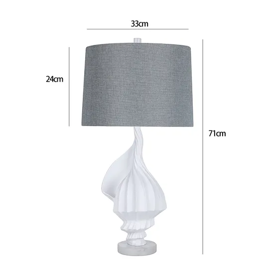 American Shell Table Lamp B&B Living Room Vertical Table Lamp Bedside Lamp Porch Cabinet Table Lamp