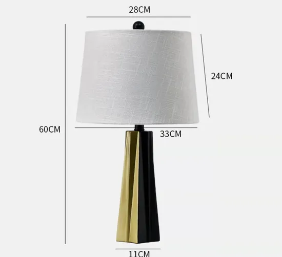 American Table Lamp Bedside Lamp Bedroom Study Modern Minimalist Creative Personality Light Luxury High-End Bedside Counter Lamp