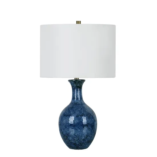 American Table Lamps Blue Glazed Table Lamps Decorative Lamps