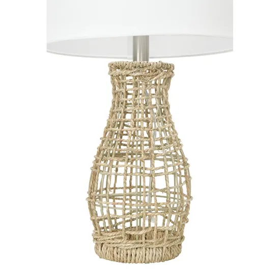 Bamboo Desk Table Lamp for Bedroom LED Lgith