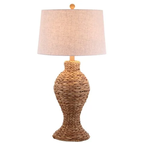 Bamboo Home Decoration Lights Rattan Desk Table Lamp for Hotel Office Living Room