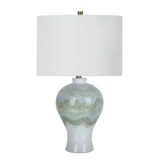 Blue Glazed Ceramic Table Lamp Decorative Table Lamps