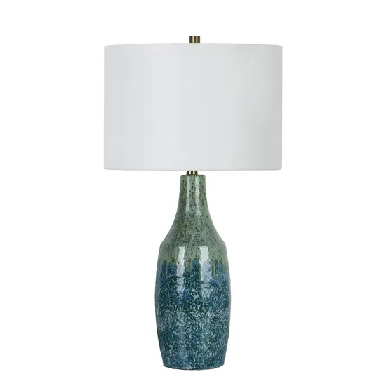 Blue Glazed Ceramic Table Lamp Decorative Table Lamps Floor Lamps