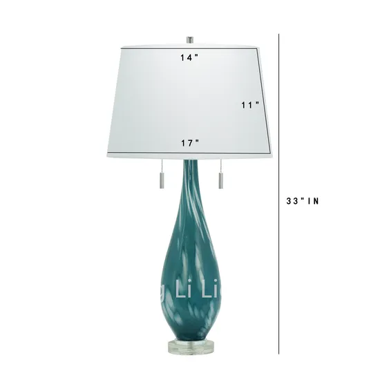 Blue Sky Glass Table Lamp American Minimalist Creative Showroom Model Living Room Bedroom Bedside Decorative Table Lamp