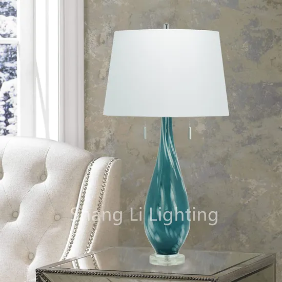 Blue Sky Glass Table Lamp American Minimalist Creative Showroom Model Living Room Bedroom Bedside Decorative Table Lamp