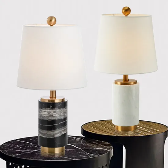 Ceramic Tower Base Lighting Exquisite Indoor Table Lamp