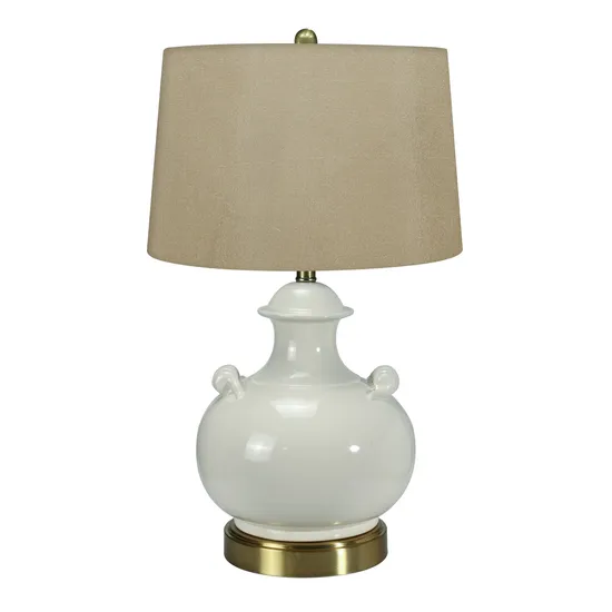 Classical Pot-Shaped Base Fashion Interior Lighting Exquisite Table Lamp Ceramic Light