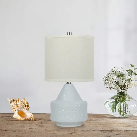 Creative French Rustic Scandinavian Bedroom Table Lamp Bedside Lamp Warm Modern Living Room Model House B&B Ceramic Decoration