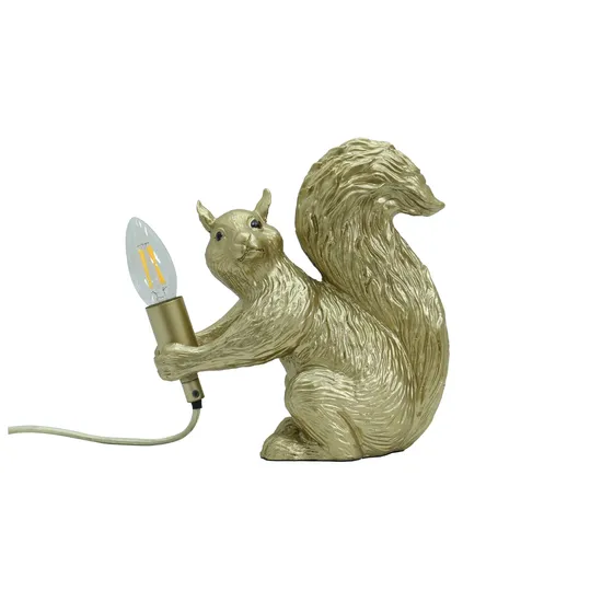 Cross-Border Squirrel Table Lamp Scandinavian Animal Lamps Living Room Dining Room Bedroom Clothing Shop Cartoon Resin Table Lamp