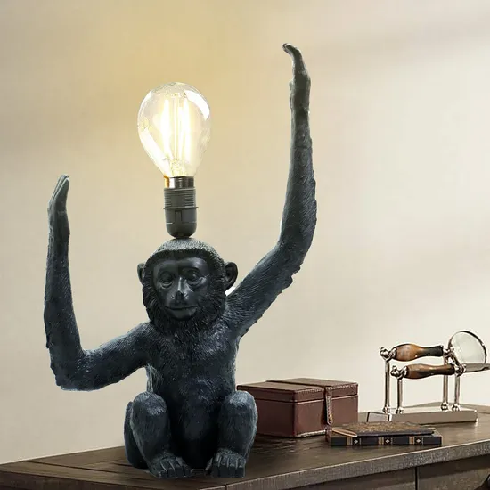 Cross Border Monkey Table Lamp Scandinavian Animal Lamps Living Room Dining Room Bedroom Decorative Lamp