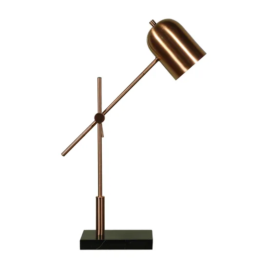 Domestic and Office Table Lamp Modern Decorative Luminous Metal Desk Lamp for Study Room Bedroom