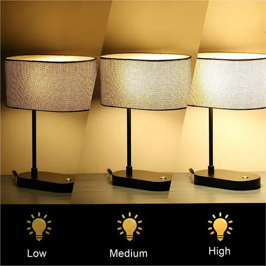 Elliptical Cover Lamp Study Room Table Lamp LED Eye Protection Reading Lamp