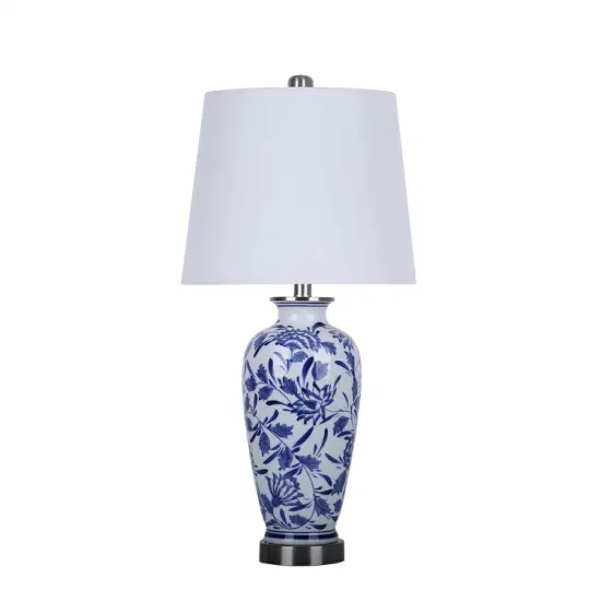 European Ceramic Table Lamp French Vintage Living Room Japanese Wabi-Sabi Style Table Lamps