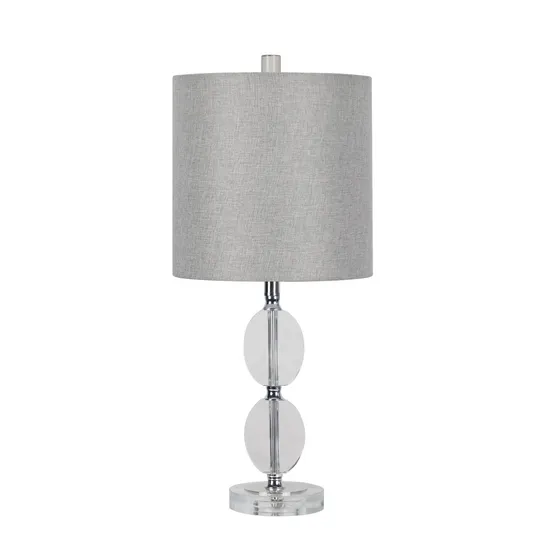 European Fine Glass Table Lamp Gray Decorative Table Lamps