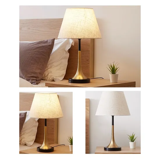 Indoor Modern Hotel Home Bedisde Iron Table Lamp Desk Lamp for Guestroom