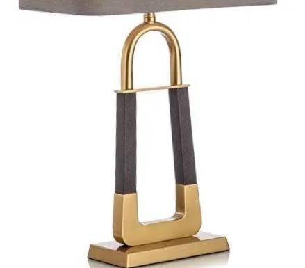 Iron Light Luxury Hotel Bedroom Bedside Table Lamp Simple