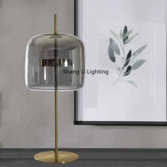 Modern Minimalist Glass Table Lamp Nordic Master Bedroom Light Luxury Table Lamp Living Room Bedroom Bedside Soft Decoration Design Decorative Table Lamp