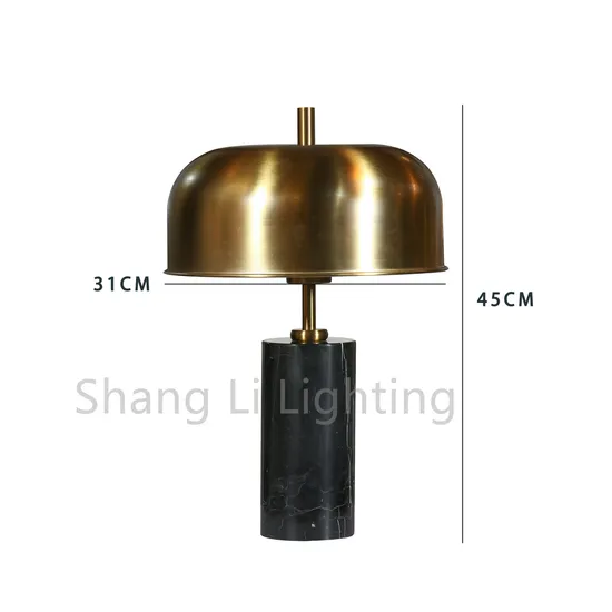 Nordic Crazy Promotion Simple Marble Soft Decoration Model Room Club Living Room Jinjiang Metropolis Hotel Table Lamp