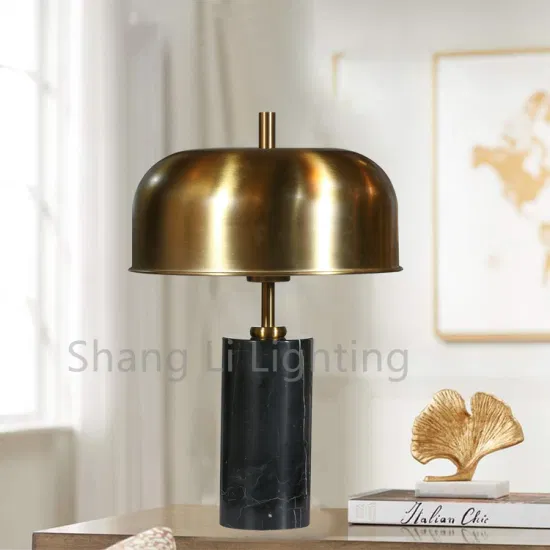 Nordic Crazy Promotion Simple Marble Soft Decoration Model Room Club Living Room Jinjiang Metropolis Hotel Table Lamp