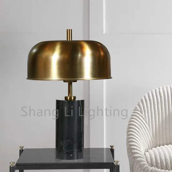 Nordic Crazy Promotion Simple Marble Soft Decoration Model Room Club Living Room Jinjiang Metropolis Hotel Table Lamp