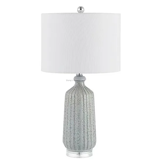 Restaurant Modern Bedside Decorative Unique Fruit Shape Accent White Ceramic Table Lamps