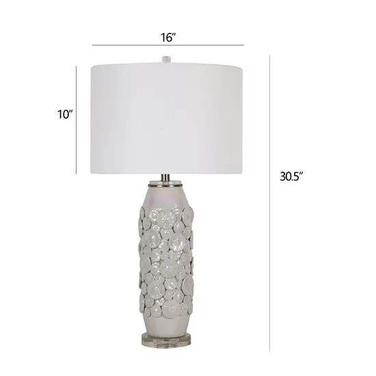 Simple Modern Abstract Geometric Ceramic Decorative Table Lamp