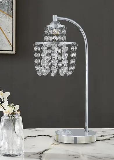 Small Crystal Beats Luxury Table Lamp Bedroom Modern Bedside Lamp Home Decor