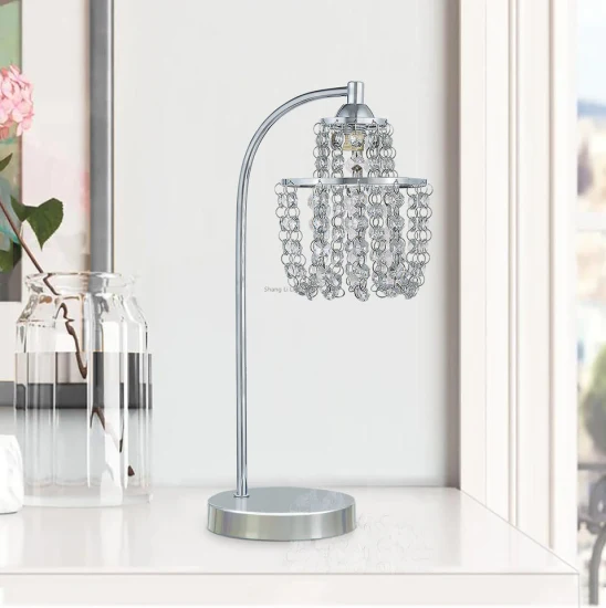 Small Crystal Beats Luxury Table Lamp Bedroom Modern Bedside Lamp Home Decor