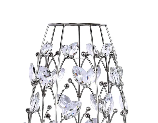 Table Lamp Style K9 Clear Crystals and Metal Popular Special Spray Design