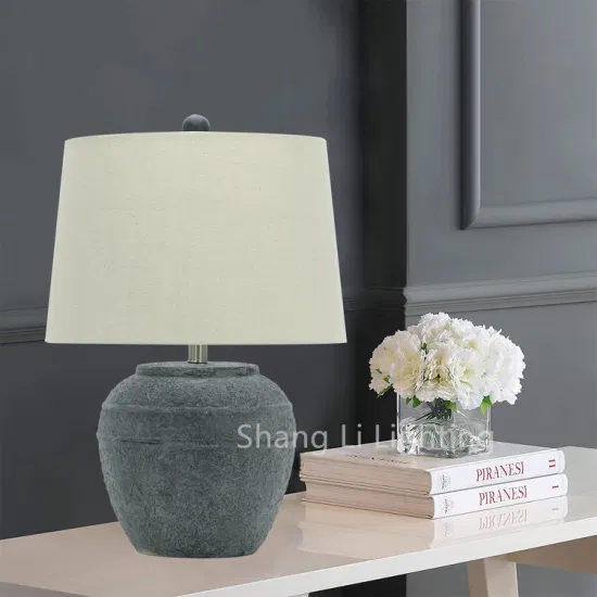 Wabi-Sabi Style Pottery Table Lamp Homestay Retro Japanese-Style Zen Hotel Decoration Living Room Bedroom Model Room Simple Table Lamp Floor Lamp