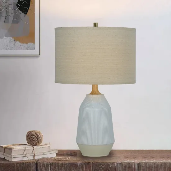 White Ceramic Lamp Table Lamp Decorative Bedside Lamp