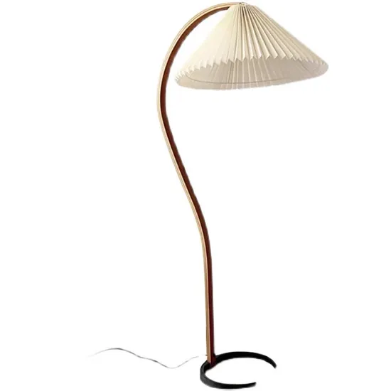 Korean Blogger′ S Same Style Retro Pleated Floor Lamp