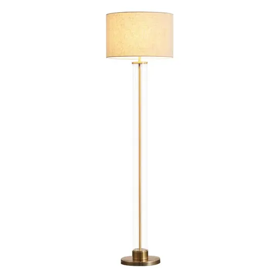 MID Century Metal Base Glass Floor Lamp LED Table Lamp for Living Bedroom Decorative Shade Gold Industrial Floor Lamp Hotel Lamp