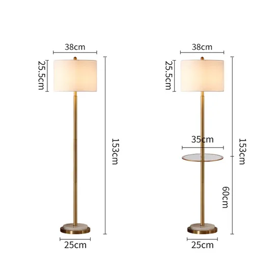 Modern Desk Floor Lamp Marble Standing Lamp Home Decoration Floor Lamp