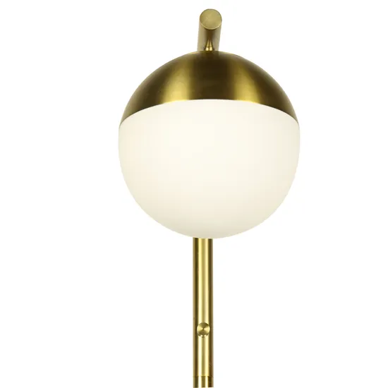 Simple Nordic Bedroom Living Room Floor Lamp Spanish Guardian Gold Black and White Silver Gourd Floor Lamp