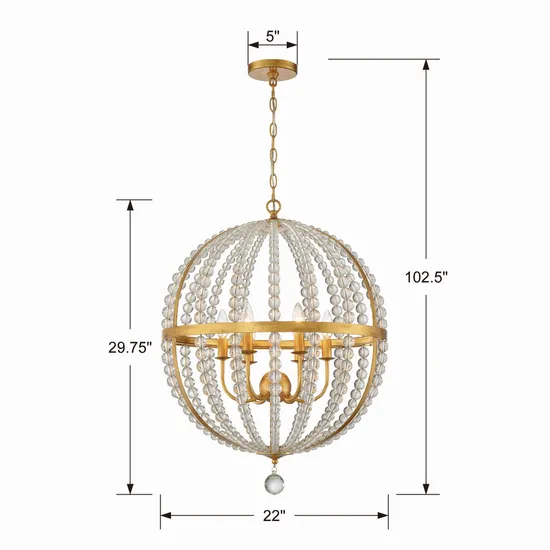 6 Light Chandelier New Modern Style Rose Gold Hanging Chandelier Residence Cylindrical Pendent LED Light Lantern