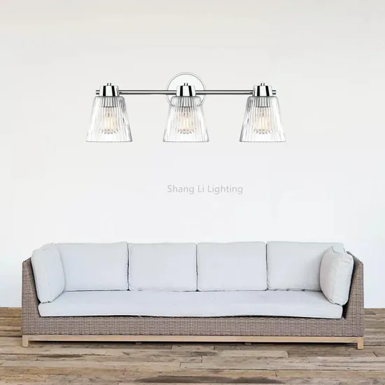 Industrial Cross-Border Amazon Double Head Three Head Wall Lamp Glass Mirror Front Lamp Bathroom Vanity Light Wall Sconce