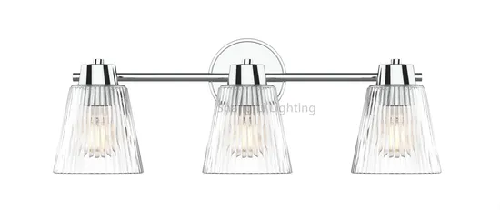 Industrial Cross-Border Amazon Double Head Three Head Wall Lamp Glass Mirror Front Lamp Bathroom Vanity Light Wall Sconce