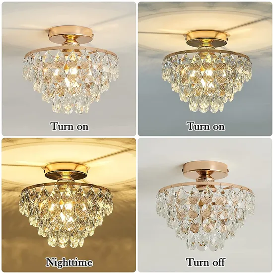 Modern and Luxurious Crystal Modern Ceiling Light