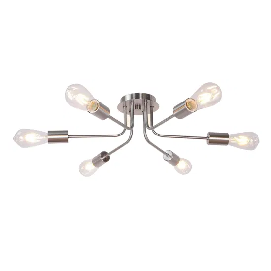 Semi Flush Mount Ceiling Light Can Be Used as Indoor Lighting Kitchen Living Room, Bedroom, Hallway, Entryway Cafe Bar or Accent Lighting Ceiling Light