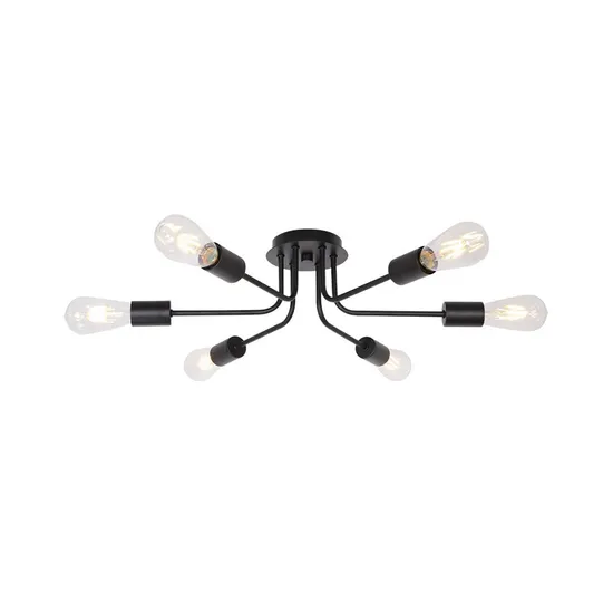 Semi Flush Mount Ceiling Light Can Be Used as Indoor Lighting Kitchen Living Room, Bedroom, Hallway, Entryway Cafe Bar or Accent Lighting Ceiling Light