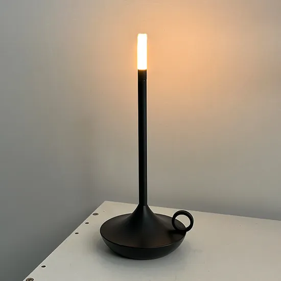 Adjustable Touch Table Lamp for Restaurant/Outdoor 3 Level Dimming Candle Table Light